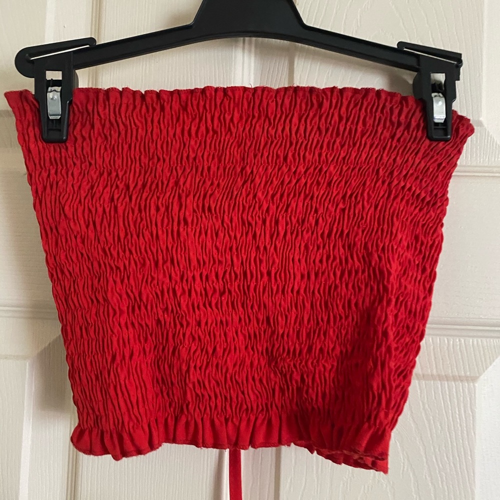 ruched crop top